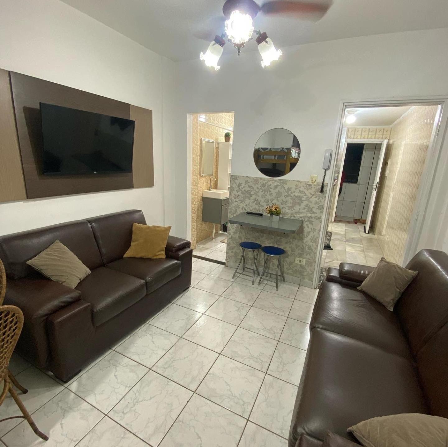 Apartamento Kitnet Pe Na Areia Praia Ocian Praia Grande  Kültér fotó