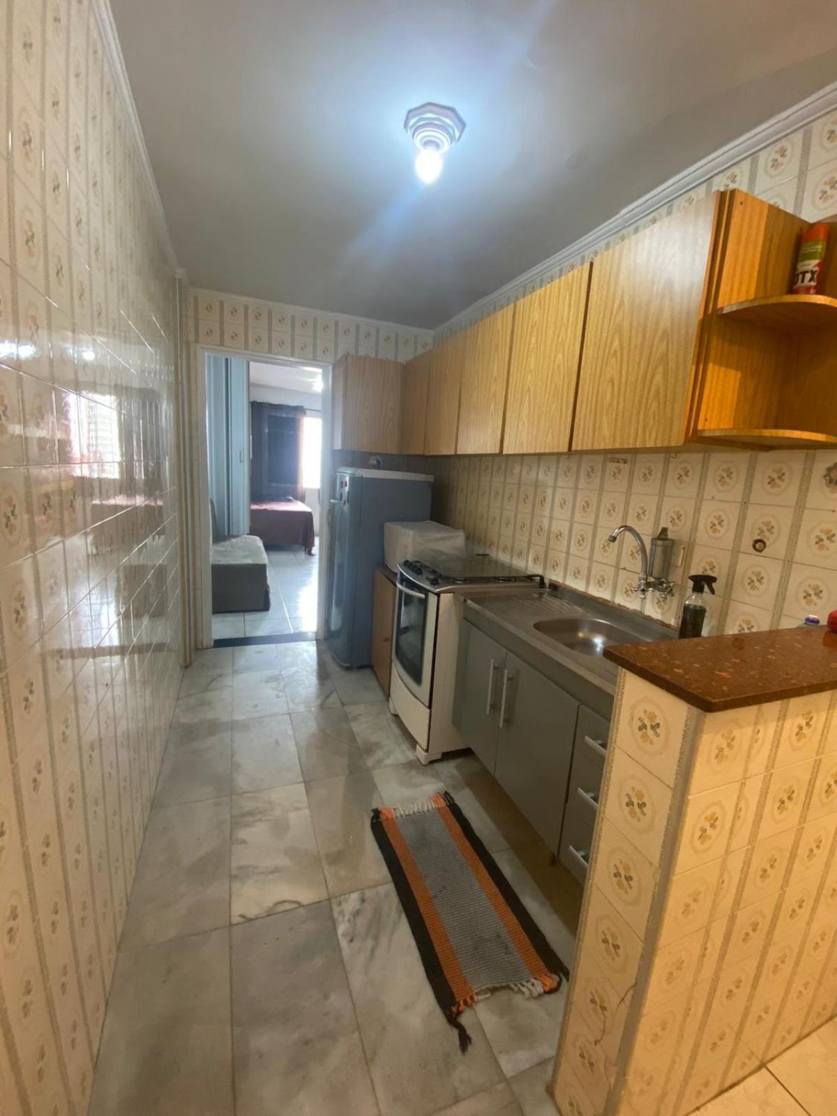 Apartamento Kitnet Pe Na Areia Praia Ocian Praia Grande  Kültér fotó
